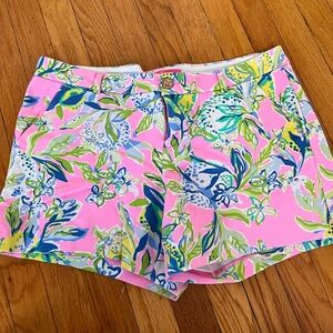 Lilly Pulitzer Knit Callahan Shorts Multi Squeeze The Day